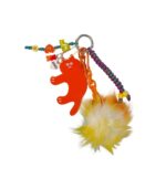 Fur Real Orange Key/Bag Charm