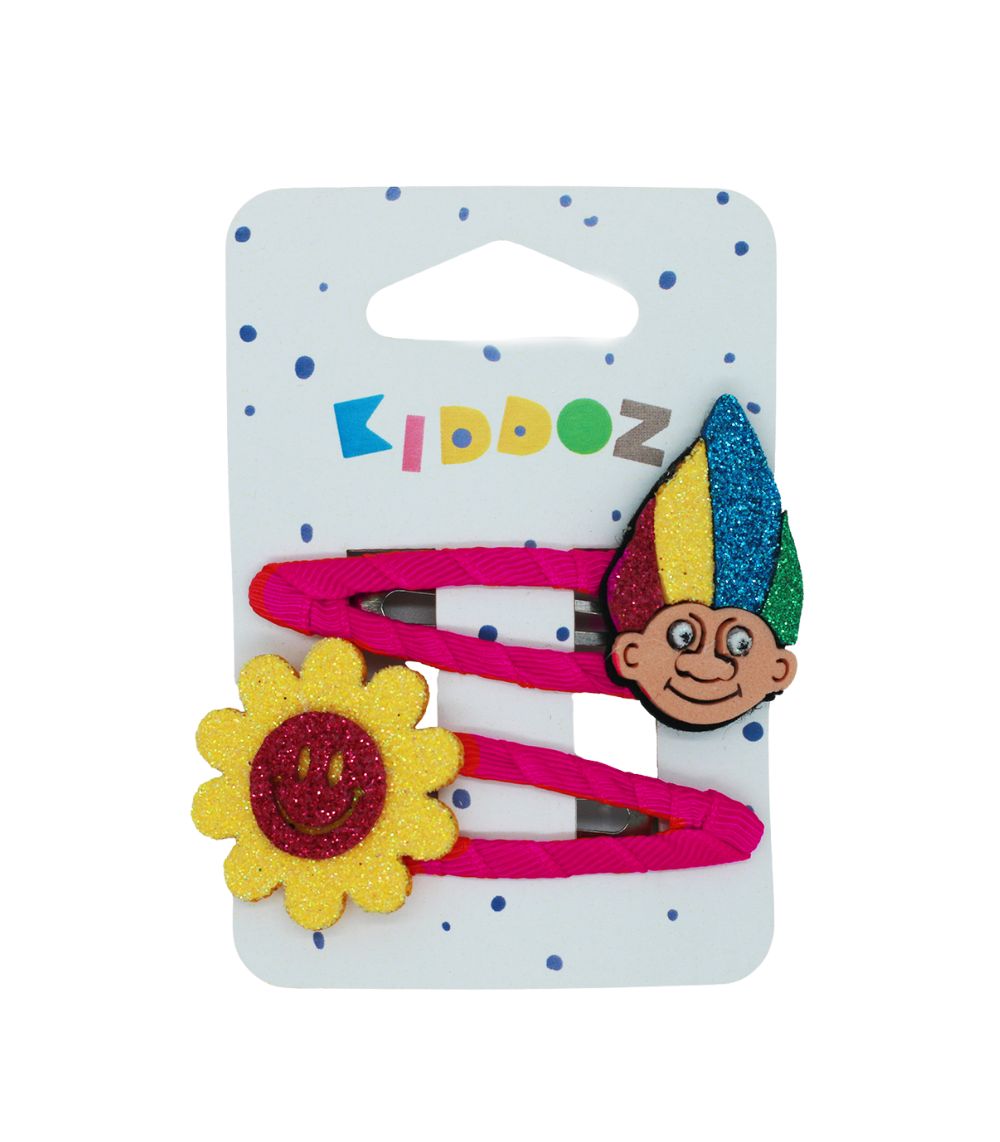 108 Kiddoz Troll & Shine Hair Clips - Image 1
