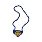 Mamacita Happy Charm Blue Beaded Necklace