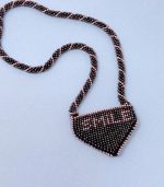 Mamacita Smiley Days Black Beaded Necklace - Image 2