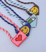 Mamacita Smiley Days Black Beaded Necklace - Image 3