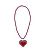 Mamacita Charm Heart Beaded Necklace