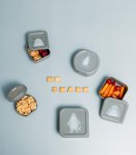 Snack Box With Clip - 2pcs - Mr. Shark - Image 2