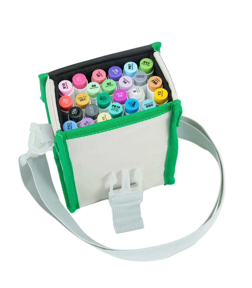 58 Ohuhu Honolulu 24 Colors Dual Tips Alcohol Art Markers - Image 1