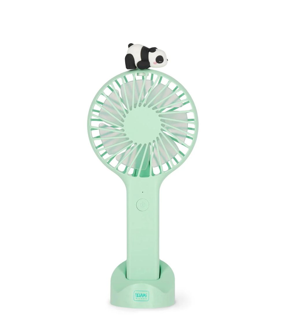 67 Rechargeable Portable Fan With Base - Mini Fan - Image 1