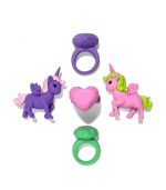 Unicorn Wishes Scented Puzzle Erasers - Set of 5 - Image 3