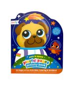 Playful Pages Activity Book - Games Coloring Stickers - Pets in Space