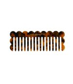 Flower Comb In Dark Brown