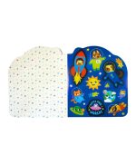 Playful Pages Activity Book - Games Coloring Stickers - Pets in Space - Image 5