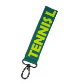 Tennis Lover Keychain, Yellow/Turquoise
