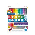 Stamp A Square Double Ended Markers - Set of 12
