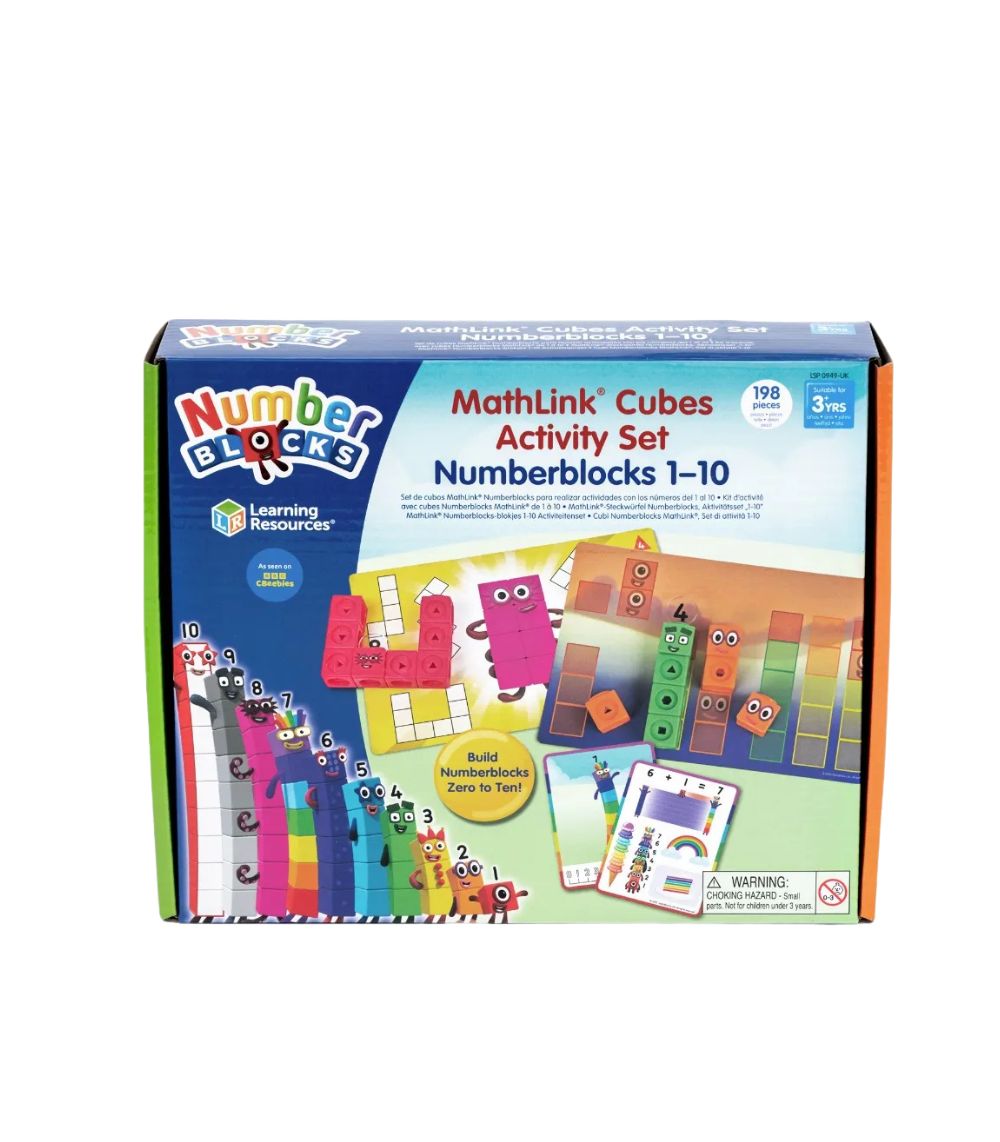 146 MathLink Cubes Numberblocks 1-10 Activity Set - Image 1