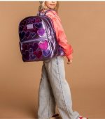 Kane Double Pocket Backpack, 3D Hearts - Image 2