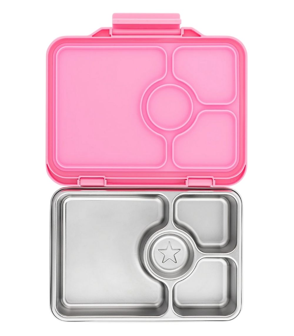 212 Yumbox Pret Stainless Steel - 4-sections Versailles Pink - Image 1