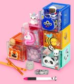 Stackable Desk Storage Box - Cutie Cube - Panda - Image 4
