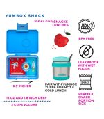 Yumbox Snack - 3-sections Surf Blue/Rocket tray - Image 4