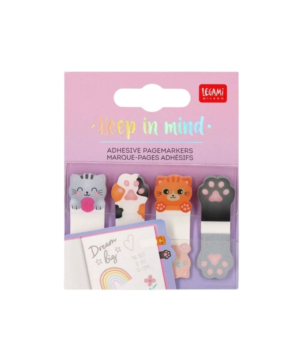 251 Adhesive Pagemarkers - Keep in Mind - Kitty - Image 1