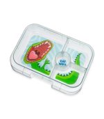 Yumbox Panino - 4-sections - Jurassic Green/Dinosaur Tray - Image 4