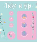 Stackable Pencil With Eraser - Take A Tip - Panda - Image 5