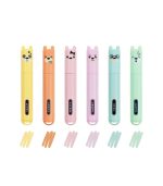 Set Of 6 Mini Pastel Highlighters - Teddy's Style