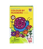 Colour By Numbers - Rainbow Garden