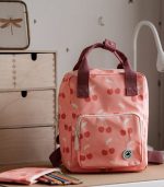 Cherries Backpack Pink - Small - Image 8