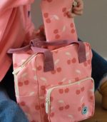 Cherries Backpack Pink - Small - Image 6