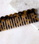 Flower Comb In Dark Brown - Image 4