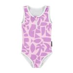Beach Comber Violet Sleeveless Swimsuit