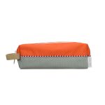Pencil Case Colourblocking - Lifebuoy Orange + Shark Grey