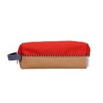 Pencil Case Colourblocking - Red Hat + Jane Beige
