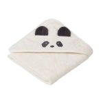Albert Hooded Towel, Panda Creme De La Creme