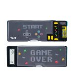 Retro Calculator Pencil Case, Black Gaming