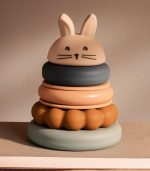Donata Silicone Stacking Tower, Sandy Multi Mix - Image 2