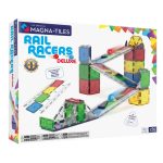 Magna-Tiles Rail Racers Deluxe 90 Piece Set