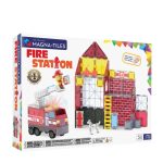 Magna-Tiles Fire Station 50 Piece Set