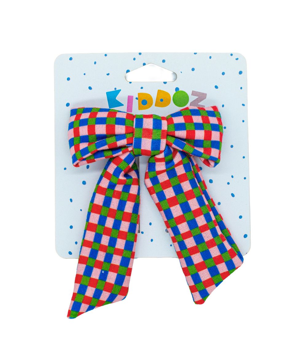 145 Kiddoz Checkmate Bow Barrette - Image 1