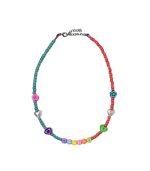 Peach Cloud Personalized Necklace