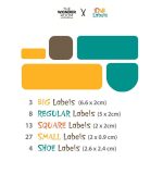 PreSchool Set Labels - Back To Cool Collection - Image 2