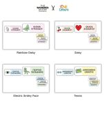 Basic School Set Labels - Funky Signs Collection