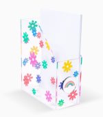 Plexiglass Paper Organizer Folder, Flowers - Image 2