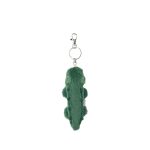 Alfredo Crocodile Keychain, Garden Green