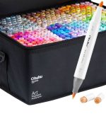 Ohuhu Honolulu 320 Colors Dual Tips Alcohol Art Markers, Brush & Chisel - Image 2