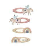 Winged Unicorn & Rainbow Clic Clacs