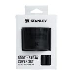 Stanley Quencher Boot and Straw Cover Set - 600ML/0.89L, Black