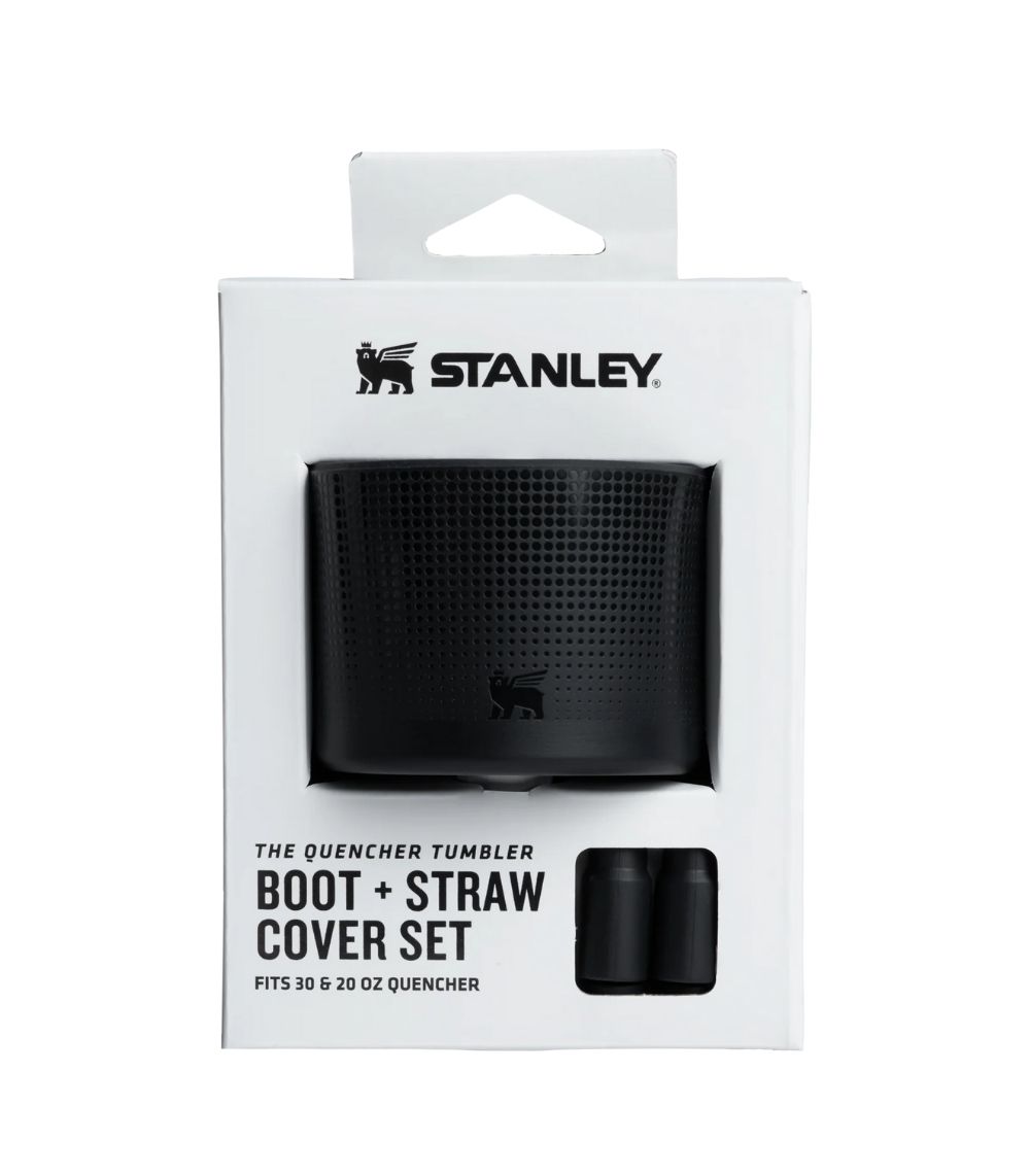 123 Stanley Quencher Boot and Straw Cover Set - 600ML/0.89L, Black - Image 1