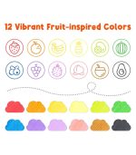Ohuhu Washable Stamper Kids Dual Tips Water-based Markers - Image 5