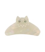 Pearly Kitty Claw Clip