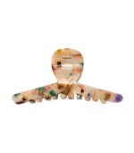 Speckled Rainbow Claw Clip