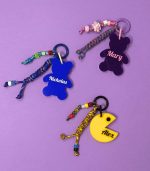 Teddy To-Go Blue Personalized Key/Bag Charm - Image 2